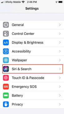 So löschen Sie Siri-Aufzeichnungen von Apple-Servern Sirisearch1