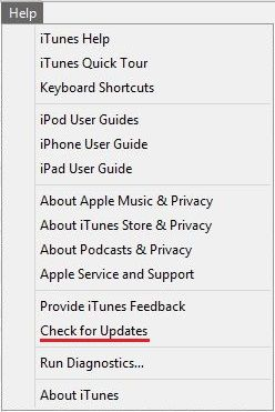 iTunes sucht nach Updates