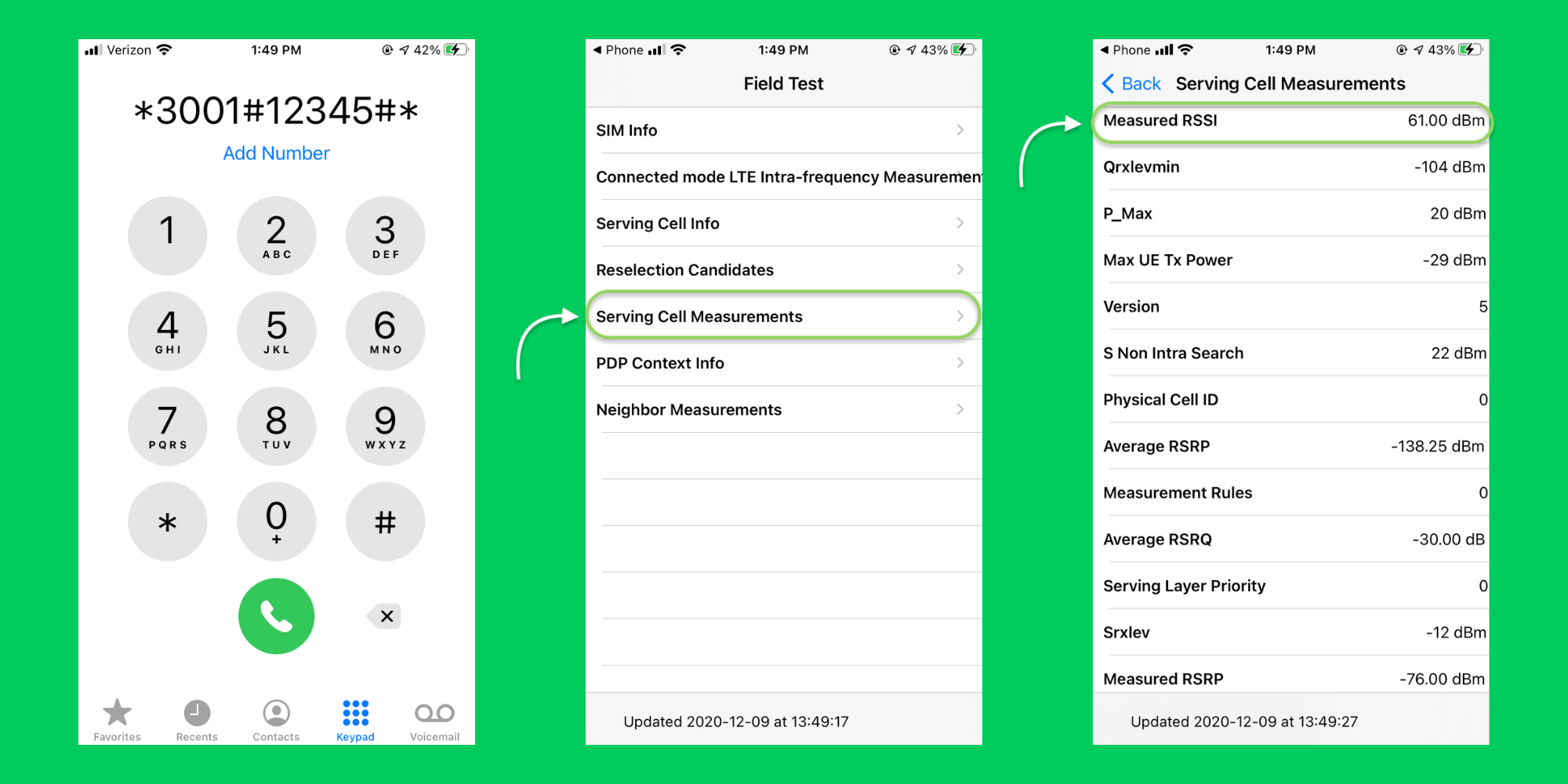 Schritte zum Überprüfen des WLAN-Signals auf dem iPhone