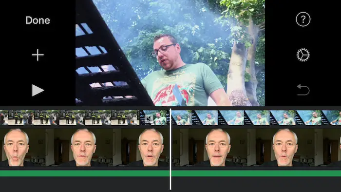 iOS iMovie-Screenshot