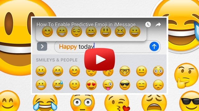 iPhone Predictive Text, Emoji funktioniert nicht, How-To Fix