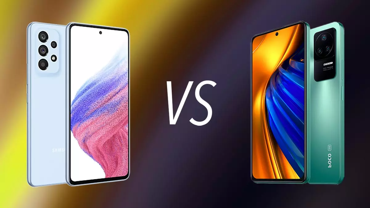 Samsung Galaxy A53 vs Poco F4, Unterschiede, Vergleich und was ist besser