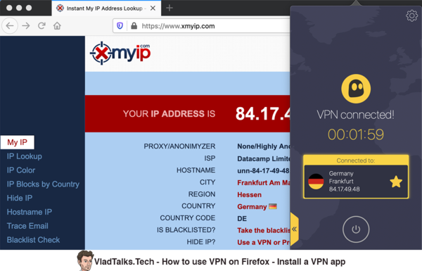So verwenden Sie ein VPN in Firefox - Installieren Sie eine VPN-App