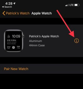Apple Watch zurücksetzen |  GadgetGone
