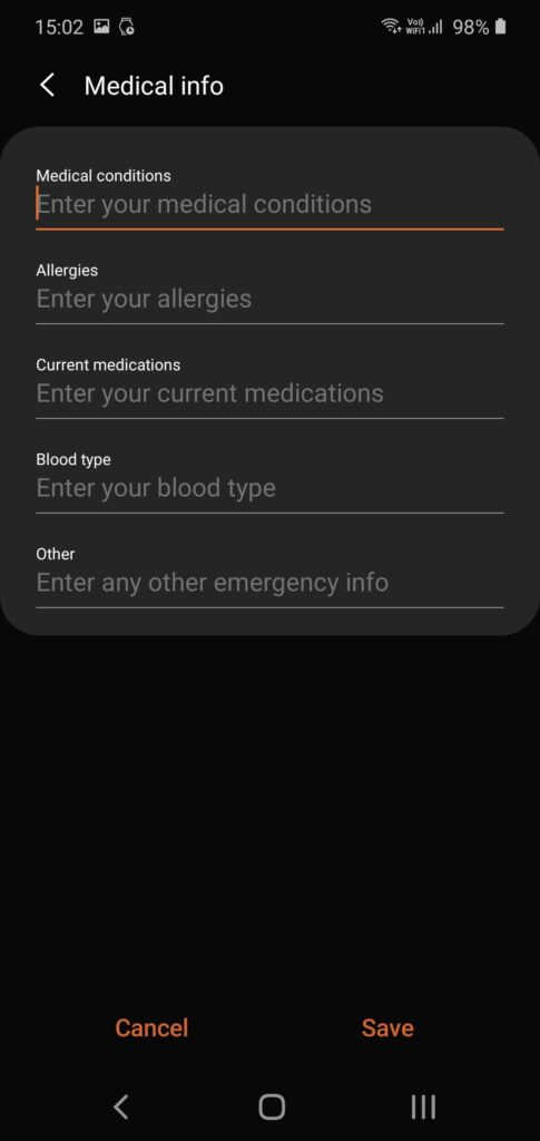 medizinisches Info-Android-Gerät