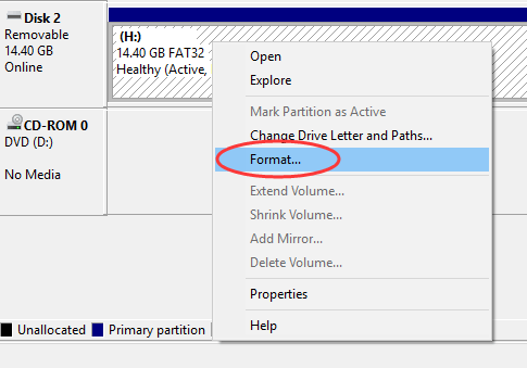 So formatieren Sie ein USB-Flash-Laufwerk