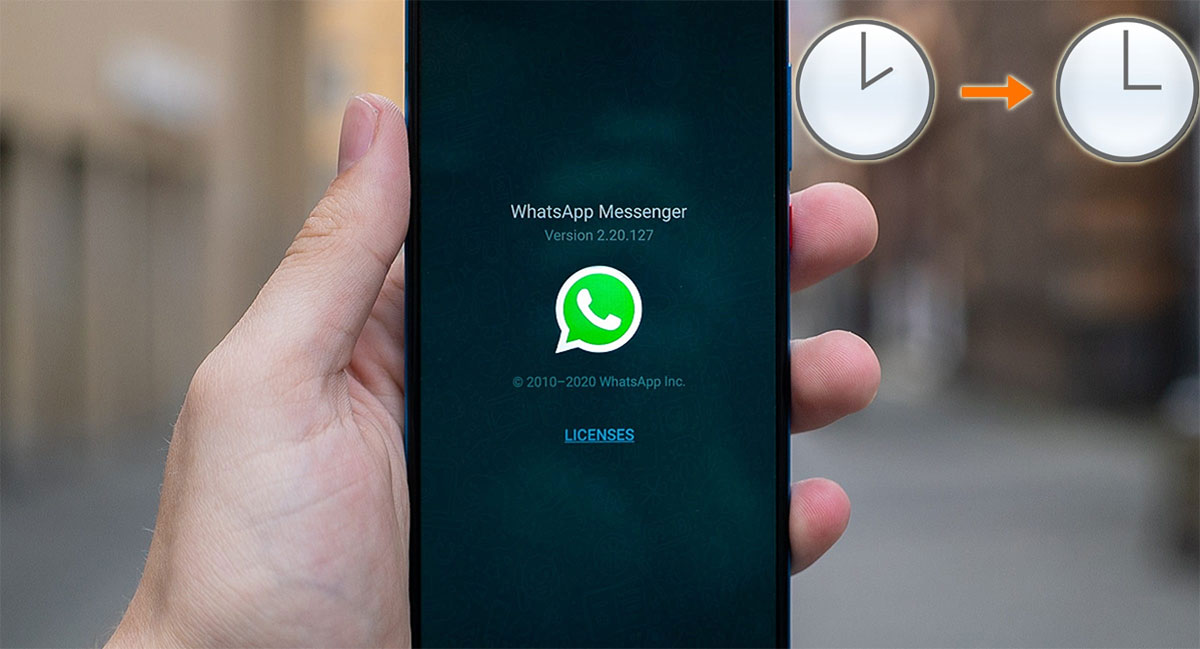 So ändern Sie die Uhrzeit von WhatsApp auf Android