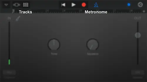 Klingelton zum iPhone hinzufügen - Metronom und Tracks-Symbol