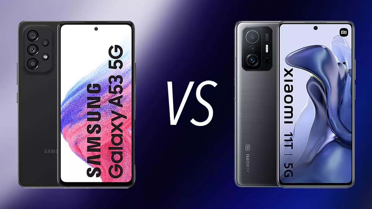 Samsung Galaxy A53 vs Xiaomi 11T, Unterschiede, Vergleich und welches ist besser