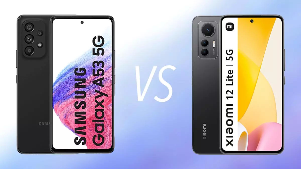 Samsung Galaxy A53 vs Xiaomi 12 Lite, Unterschiede, Vergleich und welches ist besser