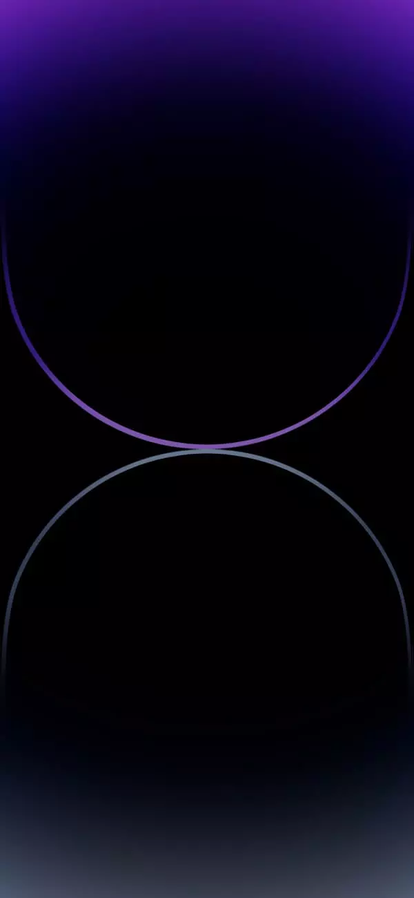 iPhone 14 und 14 Pro AOD lila Hintergrundbilder