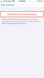 So löschen Sie Siri-Aufzeichnungen von Apple-Server-Aufzeichnungen5