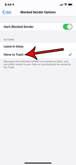 So löschen Sie automatisch E-Mails von blockierten Absendern auf einem iPhone