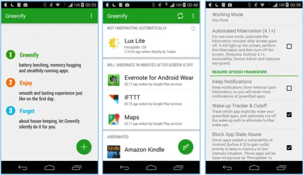 Die beste Batteriespar-App für Android - Greenify