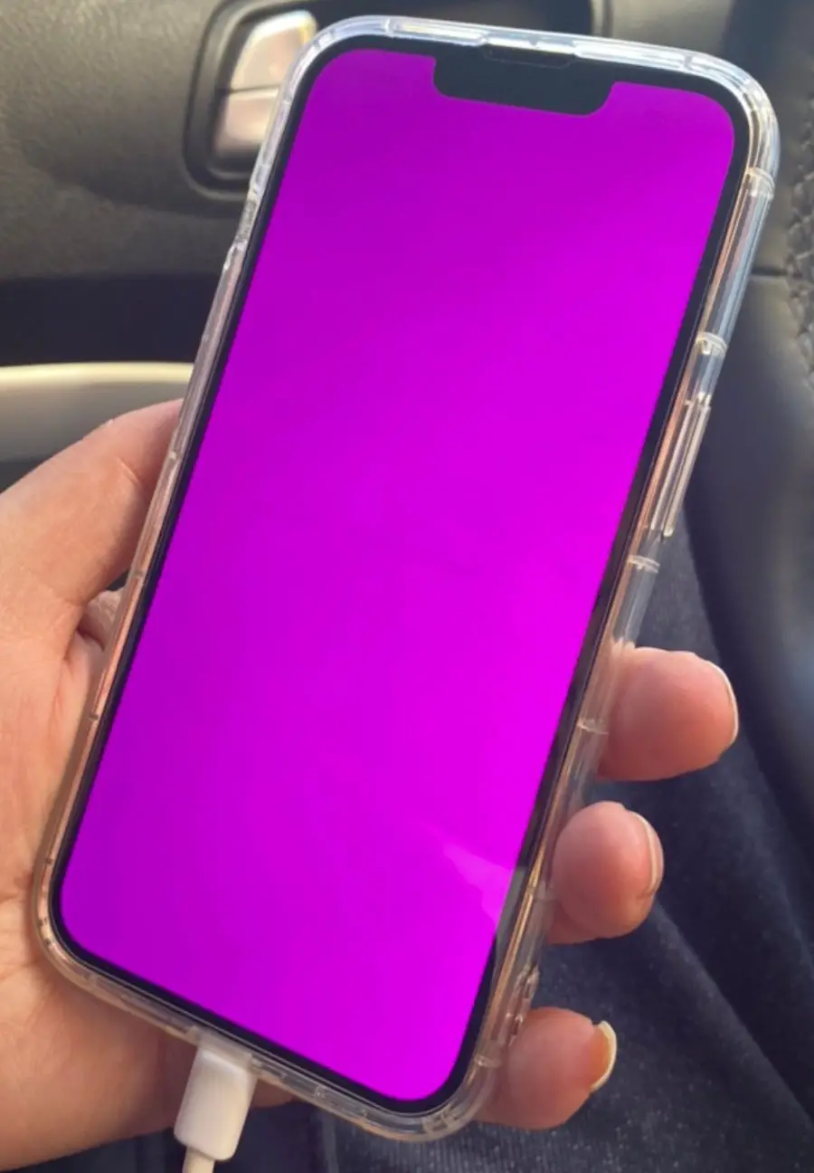 Pinker Bildschirm auf dem iPhone 13