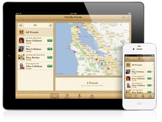 Finde meine Freunde App iPad und iPhone