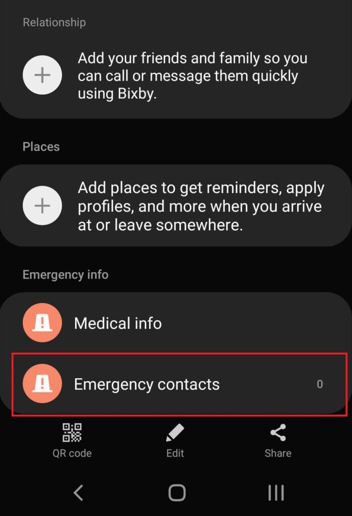 Notfallkontakt Android-Sperrbildschirm