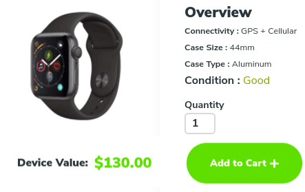 Apple Watch-Eintauschwert mit GadgetGone1