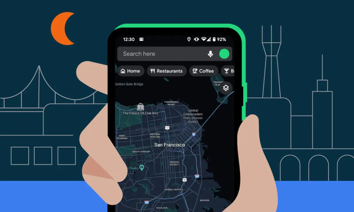 Der Dark Mode von Google Maps für Android-Nutzer wird weltweit eingeführt